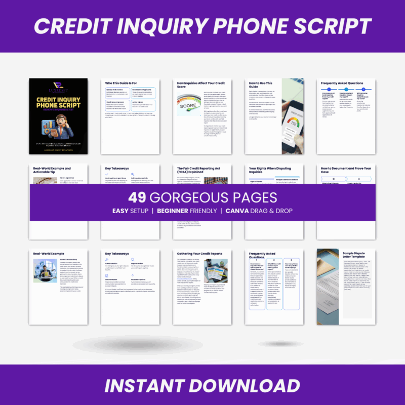 Credit Inquiry Phone Script – Remove Inquiries Fast - Image 3