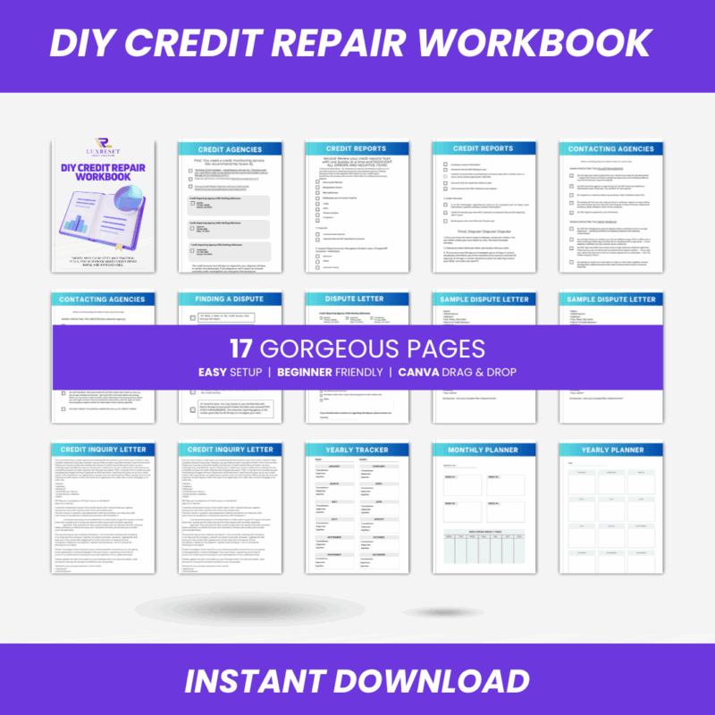 DIY CREDIT REPAIR WORKBOOK - Image 3