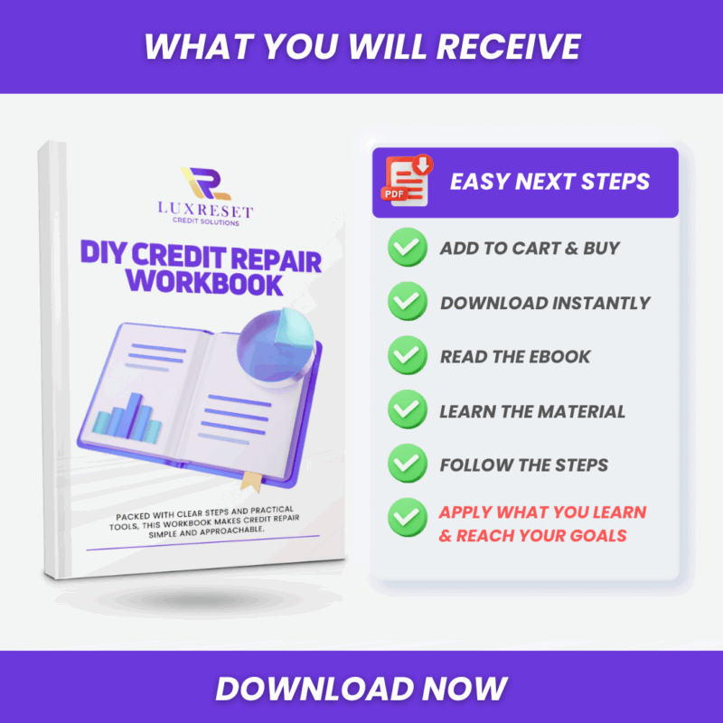 DIY CREDIT REPAIR WORKBOOK - Image 4