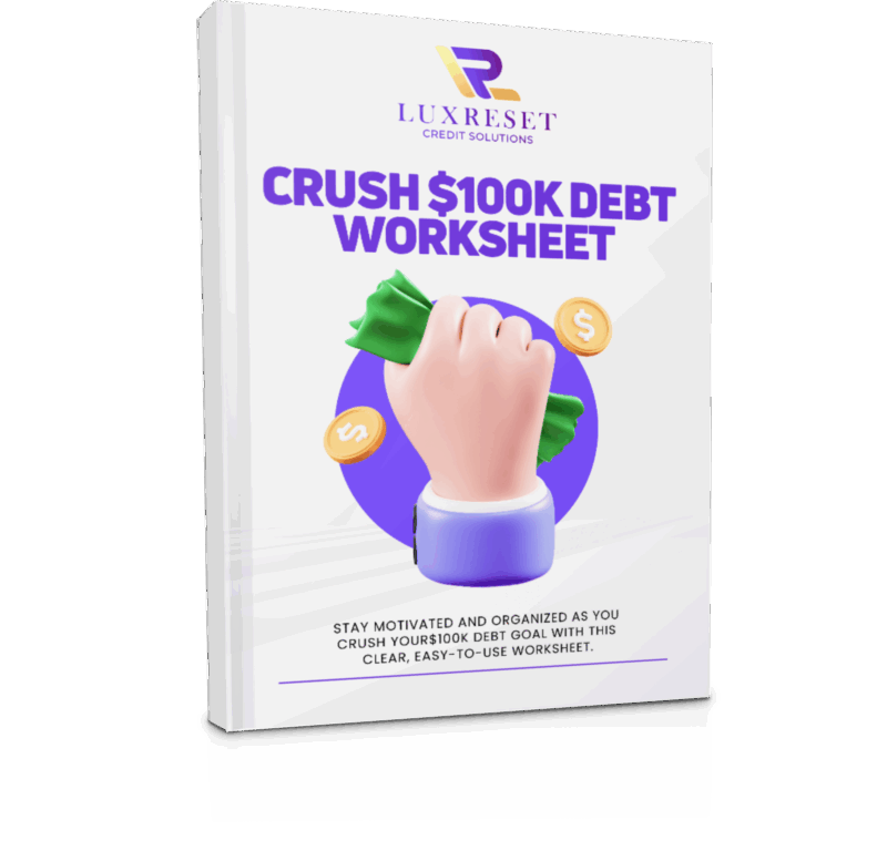 CRUSH $100K DEBT WORKSHEET